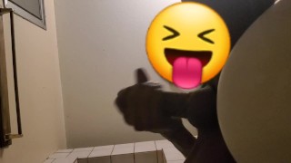 Hand job in bathroom prt.4