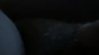 Black Dildo up the ass