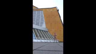 1ncandenza wanks naked in front of the Philharmonie