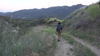 Careful! There are other hikers around here and they might see you.