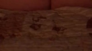 Wife cums on vibrater after she gets a cream pie
