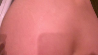 DEEP SUCTION FROM HONEYSASHA IN THE BATHROOM. CUM IN MOUTH AND ON TITS.