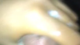 My gf sister watches Me beat my big dick