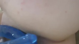 My dark pink asshole deserves that spanking with big dildo