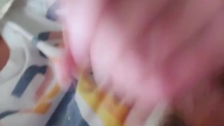 Male masturbation with HUGE CUMSHOT