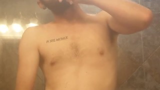 Smoking a cigar and jerking off