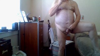 fun with cocoa butter, shaving, jiggling my fat for you