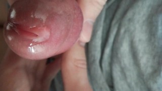 Leaky Femboy Cum on Camera