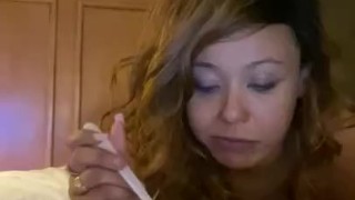 Sexy BBW Scarfing Huge Dinner