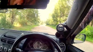 Super Thick Cumshot In My Car - Public Wank - SlugsOfCumGuy