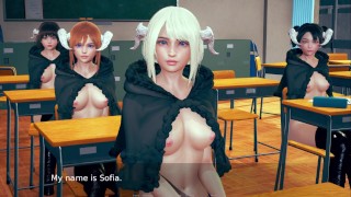 University Trainer - Lewd satir girls being impregnated