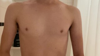 Eddie De Luca Piss In Shower