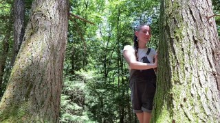 preview sneaky solo natural body masturbation in the woods