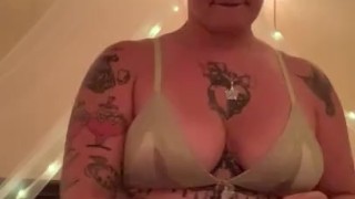 Tattooed Stoner Rolls a Joint and Masturbates 
