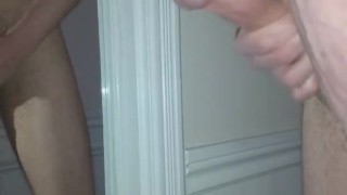 Hung J Boy Nuts on Mirror