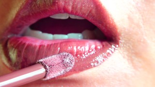 Mouth Fetish POV: Lip Gloss