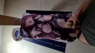 fucking my dakimakura in the public attic