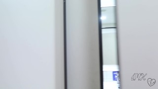 Quick Flash Fully Naked Public Restroom Anyone Can Walk in at Anytime!