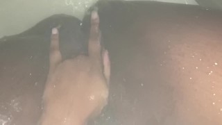 Playing w/ Pussy in Steaming Shower