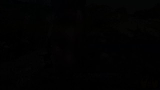 Strip in a public place close to the train tracks. Naked walk public. MiaAmahl
