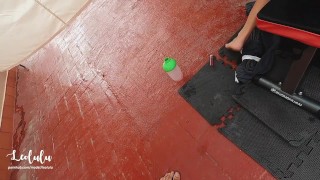 Nasty Post Workout Fuck w Deepthroat, Squirt and intense Orgasm! - Amateur LeoLulu