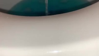 Quick toilet pee