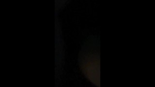 Fucking Ebony while her Roomate on Opposite Couch in Living Room
