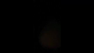 Fucking Ebony while her Roomate on Opposite Couch in Living Room