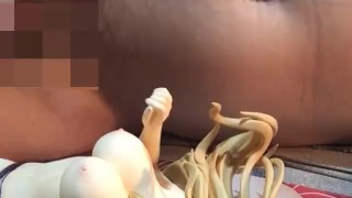 アニメフリージングのサテライザーフィギュアにぶっかけ【金髪二次元美女】
