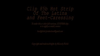 Cute Strip Show, and Feet Action - 12:06min