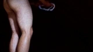 Found lace thongs with small flower on front