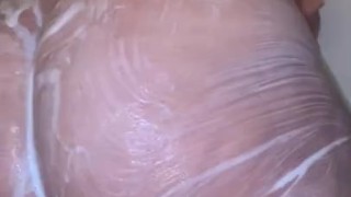 Big Booty Redbone in the shower