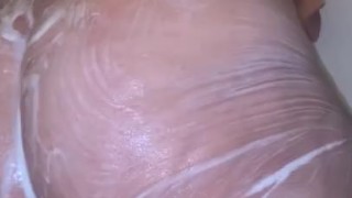 Big Booty Redbone in the shower