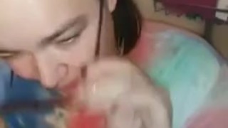 Kitten gets glasses pissed on