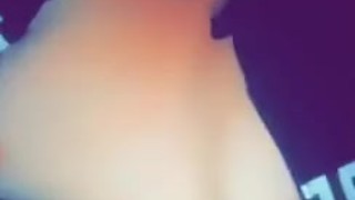 Sexy curvy milf teases, playing with big boobs