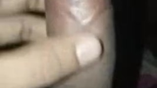 Making it big and hard, ready for his