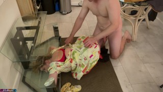 Stepmom gets fucked in the ass
