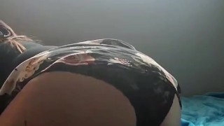 BBW tease wiggles butt