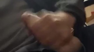 Quick jerk off midday cumshot 