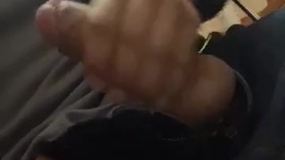 Quick jerk off midday cumshot 