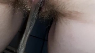 teen pee open ass
