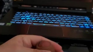 Whiteboy Jerking Tiny Limp Dick to BBC