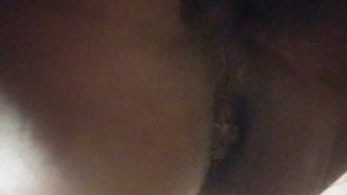 Anal toys got me dripping precum