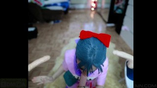 Bulma Tries To Hide The Dragon Balls