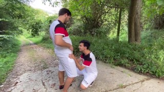 Su compañero de fútbol le rompe el culo - Seba Terry