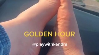 Golden Hour Feet Fetish Video Tik 
