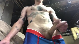 JERKING - SMOKING - HARD CUM beating my dick