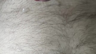 No hands masturbation , moaning with HUGE load