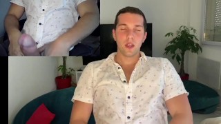 Double cam edging and dirty talk french and english (big cumshot)