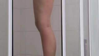  caught my step sis playing with her pussy in the shower! 